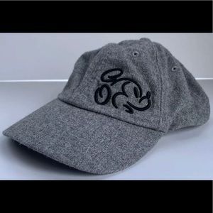 Disney Gray Baseball Cap Embroidered Mickey Mouse